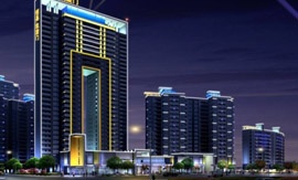 樓體亮化—清城時(shí)代廣場(chǎng)夜景照明工程